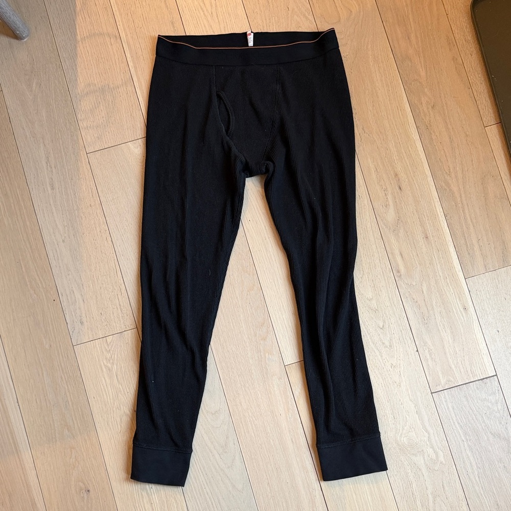 Calvin Klein Black Men's Thermal Leggings/ long John’s